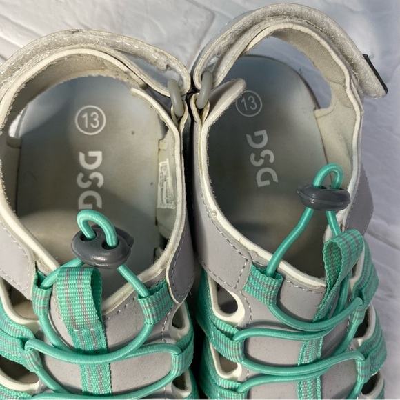 DSG Kids Caged Sandals Size 13 Girls - Picture 9 of 13